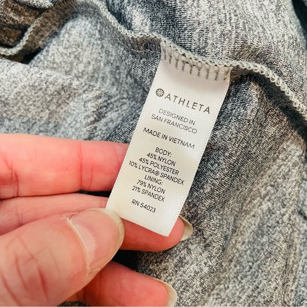 Athleta Gray Quarter Zip Hoodie Size XS - Picture 10 of 13